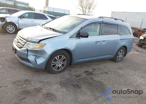 2011 Honda Odyssey Ex-L from USA, damaged, VIN 5FNRL5H60BB097645